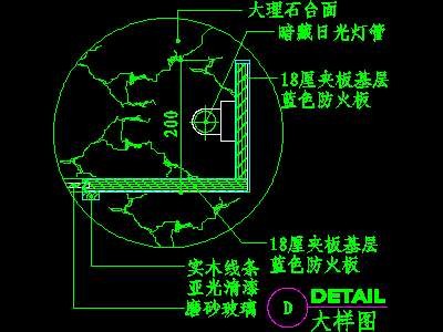 视听柜CAD祥图素材48--CAD空间素材