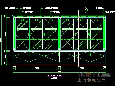 眼镜店、音像店、体育用品店实套装修施工图纸、详图1...