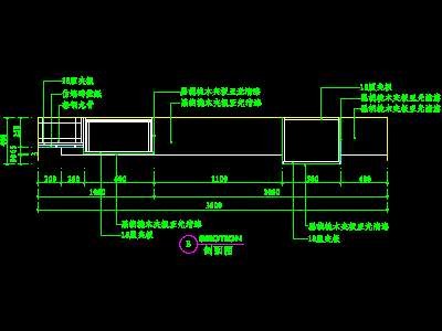 书柜CAD详图素材64--CAD空间素材