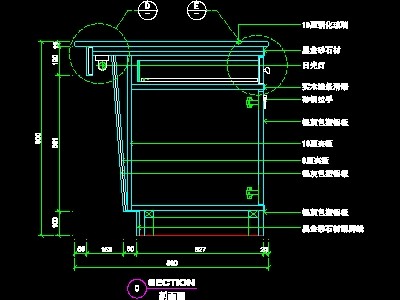 营业厅实例cad详图、装修施工图纸9例-24--C...