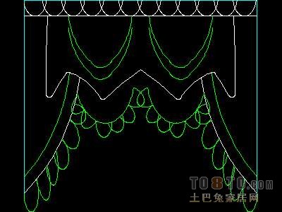 窗图块003-窗帘54个
