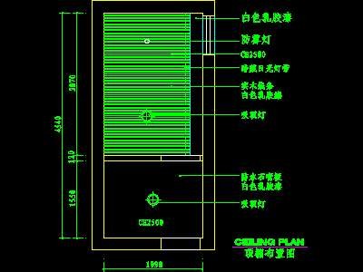卫生间实例cad详图素材13--CAD空间素材