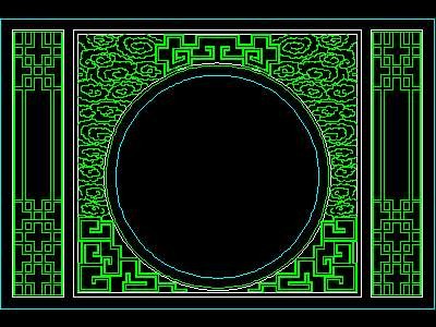 中式落地罩、中式隔断、活动式隔断、低隔断、高隔断C...