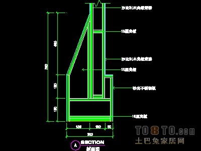 眼镜店、音像店、体育用品店实套装修施工图纸、详图1...