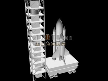 航天飞机3d模型下载