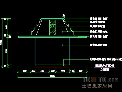 填单台、柱子、营业厅门面实套装修施工图纸、详图15...