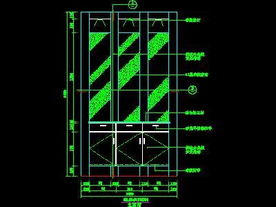cad玄关祥图素材40--CAD空间素材