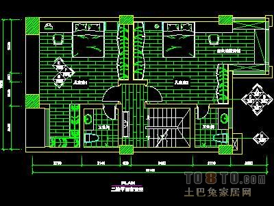 别墅实套、实用本色场景详图B-2套