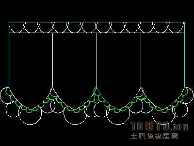 窗图块003-窗帘54个