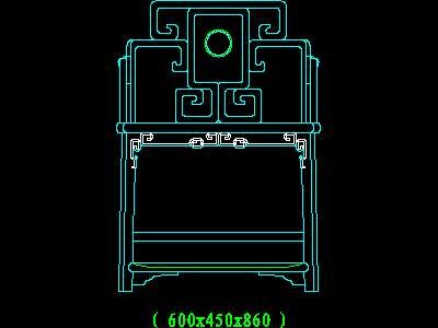 中式家具图块-cad家具图块9--CAD图块素材