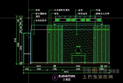 餐饮空间图纸素材001-餐厅包间详图（1）12套
