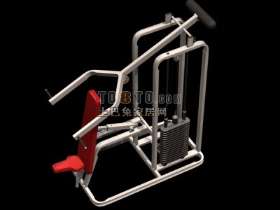 室内健身器材3d模型下载