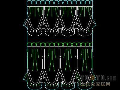 窗图块003-窗帘54个
