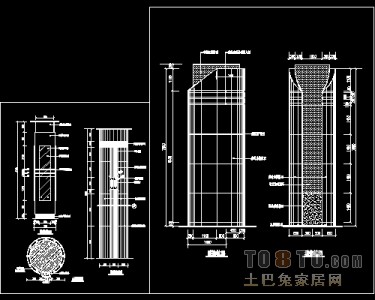 装饰柱施工详图12个免费下载