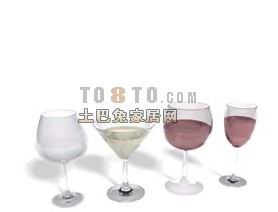 酒杯3d模型下载