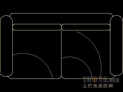 家具图块-沙发平面图块64个