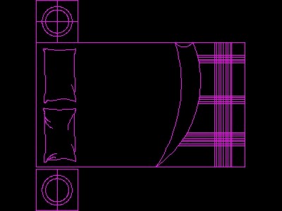 床图块cad家具图块15--CAD图块素材