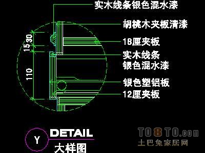 二居室实套、现代简约场景详图B-3套