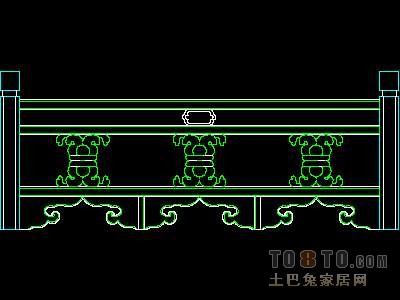 中式栏杆图块26个