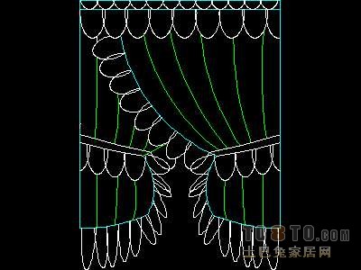 窗图块003-窗帘54个
