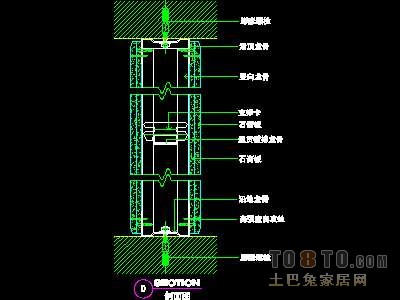 装饰构造、隔墙详图4套