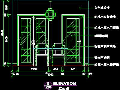 复式实例、实用本色场景cad详图素材2008090...