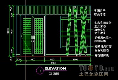 餐饮空间图纸素材001-餐厅包间详图（1）12套