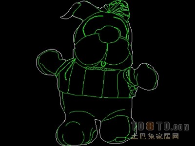 饰物陈设图纸素材002-玩具图块36套