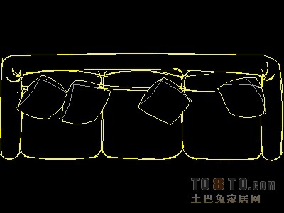家具图块-沙发平面图块64个