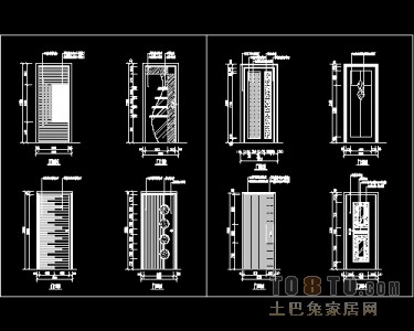 装饰门设计施工详图41个免费下载