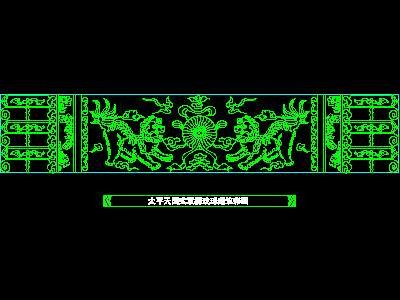 cad中式彩画图块素材88--CAD图块素材