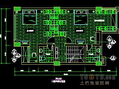 别墅实套、实用本色场景详图B-2套