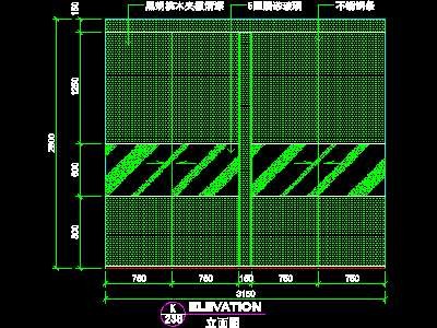 复式实例、实用本色场景cad详图素材2008090...