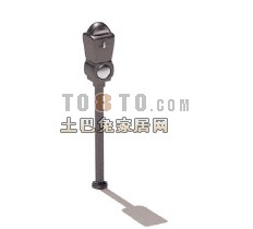 停车场自动收费机3d模型下载