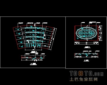 顶棚装饰设计详细图纸下载28个