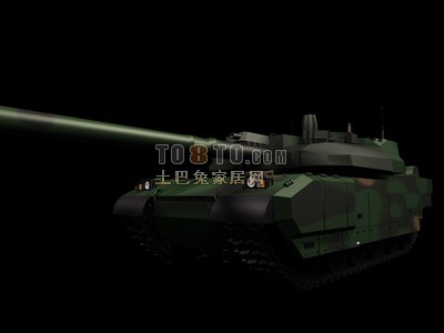 坦克兵器素材233d模型下载