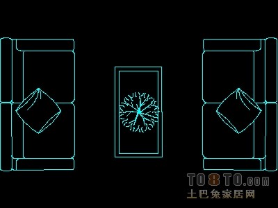家具图块-沙发平面图块64个