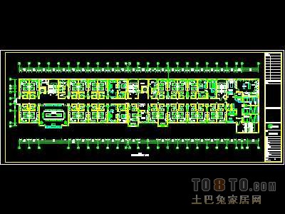 五星级宾馆装修施工图纸、详图1套