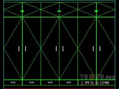 衣柜图块、床头柜图块18个