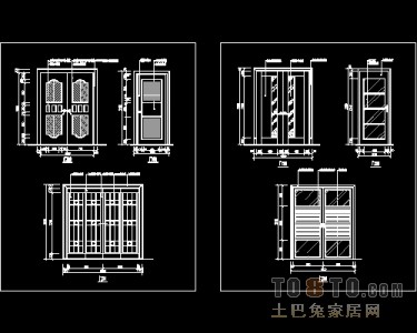 装饰门设计施工详图41个免费下载