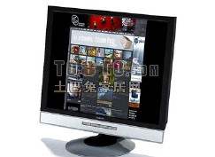 液晶电视机-液晶显示屏3d模型下载