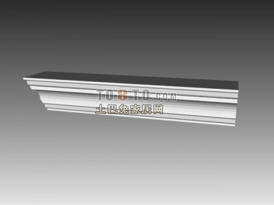 max欧式构件1533d模型下载