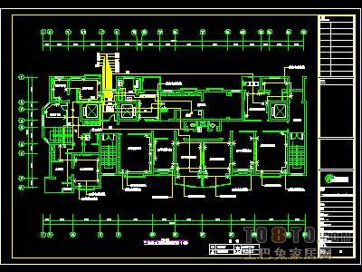 美体考究装修施工图纸、详图1套