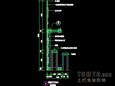 电器店、通讯店实套、道具实套装修施工图纸、详图9套