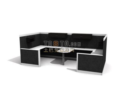 办公桌3d模型下载
