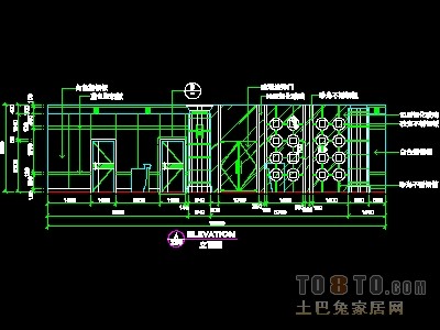 营业厅实套装修施工图纸、详图9套