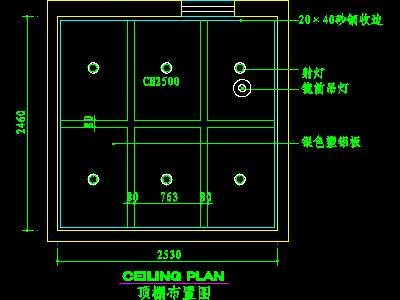 卫生间实例cad详图素材31--CAD空间素材