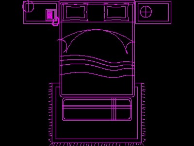 床图块cad家具图块10--CAD图块素材