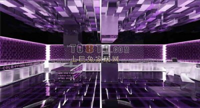 紫色场景3d模型下载