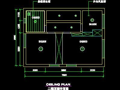 复式实例、实用本色场景cad详图素材2008090...